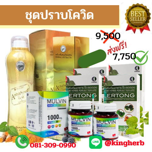 VILERTONG 6 ชุดปราบโควิด บำรุงปอด